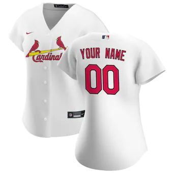 womens nike white st louis cardinals home replica custom je